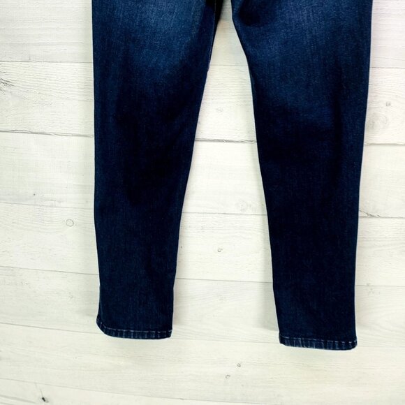 Democracy Womens Jean AbSolution Skinny Crop Dark Wash Stretch Denim Size 8 - Picture 9 of 12